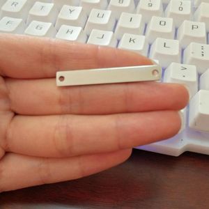 ペンダントネックレス10pcs/lot blank bar-パーソナライズ座標カスタムインスピレーションの見積ギフト