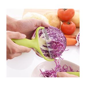 Фруктовые овощные инструменты широкие mtifunctional cabbage grate grate картофель Peeler Kitchen Gadgets аксессуары Slicer Salad Cutter луковой Choppe DHLS3