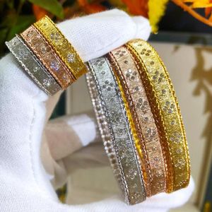 ネックレスイヤリングセットMissvikki Luxury Trendy Trendy Sparkly Stackable Bangle Ring for Women Bridal Wedding Perfect Gift High Quality