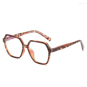 Sunglasses Frames TR9 Anti-blue Light Bloking Plastic Frame Clear Men And Women Stylish Spectacles Fashion Retro Sqaure Glasses