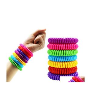 Controllo dei parassiti Bracciali repellenti per zanzare Mticolor Cam di protezione per insetti all'aperto per annunci Kids Drop Delivery Home Garden Househ Dhod4