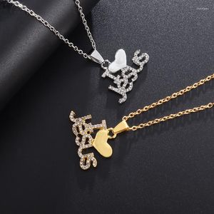 Pendant Necklaces Party Jewelry Wholesale I Love Jesus Necklace Christ Classic Letter Heart Luxury For Women
