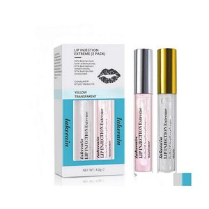 Lipgloss Lakerain Glossy Plump Serum Feuchtigkeitscreme Feuchtigkeitsspendend Nahrhaft Big Mouth Lips Enrichment Makeup Drop Delivery Health Beauty Dhkb6