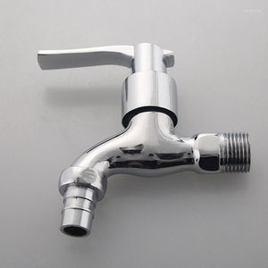 Bathroom Sink Faucets Wall-Mounted Single Cold Washing Machine Faucet Hand Garden Toilet High Quality Durable