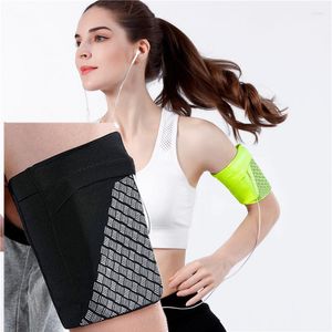 Сумки на открытом воздухе отражающая спортивная сумка Arm Antraft Lersong Relast Elastic Cover Unisex Phone Держатель фитнес-аксессуары