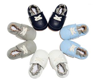 First Walkers Genuine Leather Baby Boy Shoes Infant Sneakers Born Prewalk Walker Non Slip Sole For