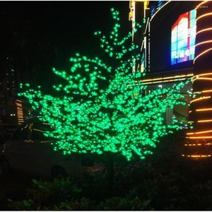 Juldekorationer LED1,5m-3.0m LED Crystal Cherry Tree Lights År glödande dekorativt landskap utomhusbelysning