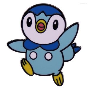 Spille Pokemoon Piplupp Felice Pinguino Smalto Pin Zaino Spille Distintivo Spilla Gioielli Regali