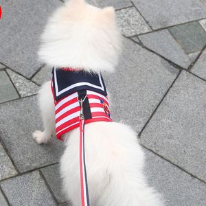 Hundhalsar valp traktion rep bröstband teddy vip pomeranian väst-stil gångkedja valpar små förnödenheter