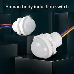 PIR Sensor Detector Smart Switch AC 110V 220V LED Infrared Human Body Motion Detection Automatic Light