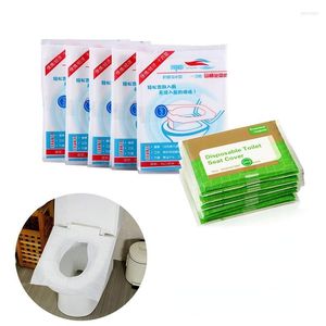 Coprisedili per WC Copertura usa e getta Sicurezza impermeabile Accessori da viaggio Tappetino Cuscino portatile Carta per bagno da campeggio