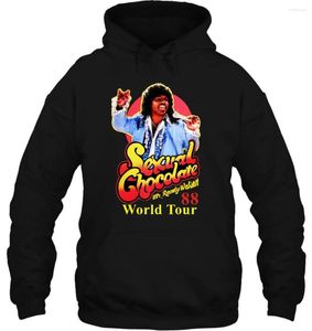 Męskie bluzy z kapturem z kapturem Chocolate Sexual Chocolate 88 World Tour Randy Watson przyjeżdża do Ameryki i drukująca koszula wielki rozmiar S xxxl Women Streetwear