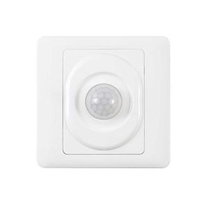 AC 220V LED PIR Motion Sensor Switch 180V-240V Recessed Infrared Smart Human Body Wall Time Delay Adjustable