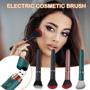 Makeup Brushes Electric Brush Foundation Blending 10 Speeds Massage Vibration Loose Powder Blush For Face Beauty T I5Y6