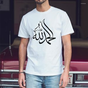 Herr t-skjortor lever ditt liv arabiska skjorta roligt passform tryckmönster xs-xxxl brev vår bomull arab t-shirt