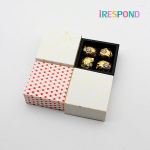 Embrulho de presente 10pcs pequena caixa de chocolate Candy Birthday Wedding Party Favor Gaveta Soop Boxes embalagem papel papelão