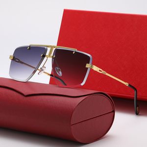 Gafas de moda Gafas de diseñador para hombre Gafas de sol para hombre Mujer Gran tamaño Cuadrado Doble puente Marco Polarizado Retro Conducción Playa Carti Anteojos Sonnenbrille