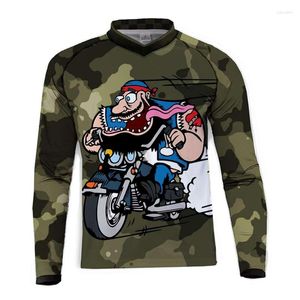 Racing Jackets 2023 Downhill Jersey Motocross Men's MTB Tshirt Motorcycle MX Cycling DH Off-road Quick Dry Long Sleeve Clothing