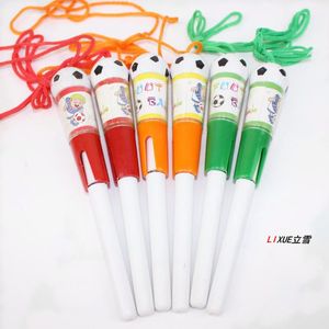 Ballpoint Pens 100pcs Кубок мира по футболу с корпорацией по подарочному футболу Lanyard Pen