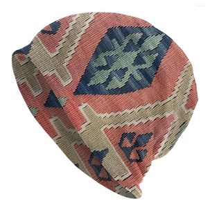 Berets Winter теплый навахо плетение турецкой этнической этнической килим -бонна женская шляпа шляпа Hippie Hippi