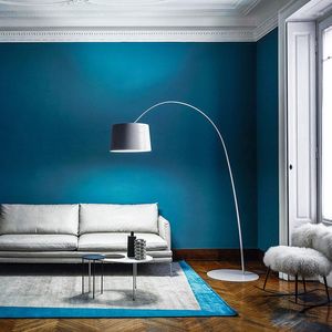 Lâmpadas de piso Italiano Modern Minimalist Atmosfera Estudo do sofá da sala de estar ao lado da lâmpada de arco de pesca vertical