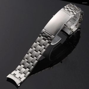 Cinturini per orologi 20 21 22mm Sostituzione speciale in acciaio inossidabile per 300 Planetocean Bracciale da polso con cinturino in metallo da uomo in argento 900