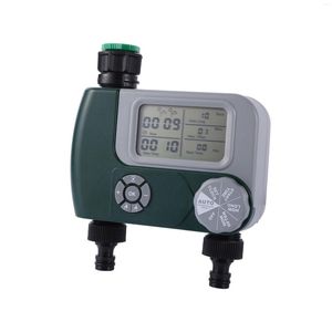 Watering Equipments Programmable Digital Hose Faucet Timer Battery Operated Automatic Sprinkler System Irrigation Controller With 2 Outlet