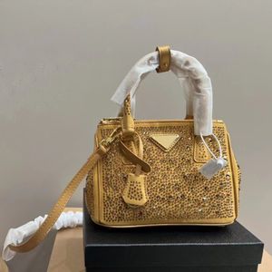 Designer-Schultertaschen Damentasche Diamante Luxus-Handtasche aus echtem Leder Damenhandtaschen