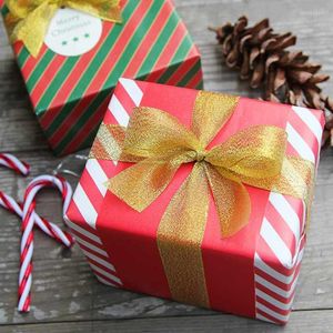 Decorazioni natalizie Nastro Fiocco Nastri Confezione regalo Forniture per feste Rotolo di pizzo decorativo Albero Decorazioni per la casa F