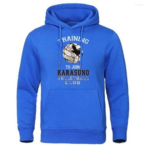 Men's Hoodies Funny Haikyuu Printing Male Casual Pattern Grunge Men Pullover Anime Street Fashion Clothing Pullovers Mens