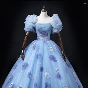 Casual Dresses Detachable Puffly Sleeve Ball Gown Dream Fairy Long Dress Studio/stage/chorus/Victorian