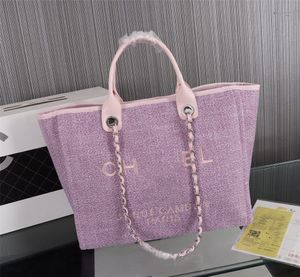 borsa tote firmata borse di lusso borsa da spiaggia cc borsa tote grande borsa shopping calssic borsa da donna borsa per laptop borsa da donna in tela con borse firmate perle