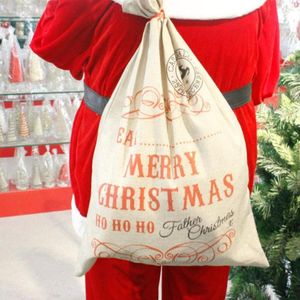 Juldekorationer 70 49 cm presentpåse Stor skogskonsertkläder enkel konststil Pouch Festival dragstring