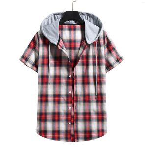 Camisetas masculinas camisetas kancoold t-shirt verão casual solto com capuz com capuz