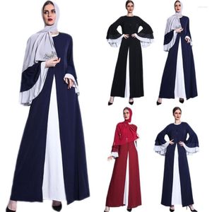 Этническая одежда роскошная вечеринка женщины Абая Ислам Длинное платье Плака
