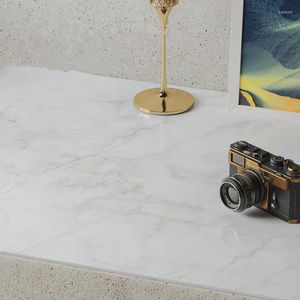 Table Cloth 1.5mm Thick Marble Pvc Waterproof Tablecloth Rectangle Anti-oil Proof Cover Mat Coffee Customizable Pads