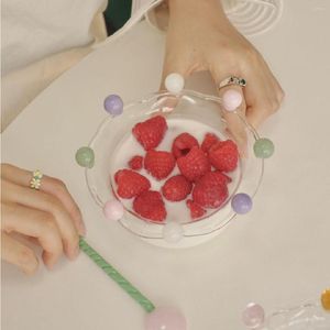 Bowls Cute Mini Dessert Bowl Clear Glass Parfait Appetizer Small Round Serving For Party Desserts Appetizers Dinnerware