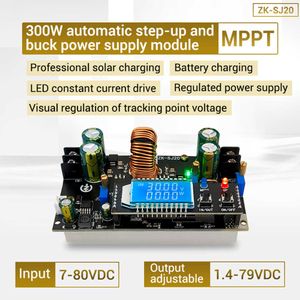 DC Automatyczne konwerter Boost/Buck CC Moduł zasilania DC7-80V do 1,4-79V 20A 300W Wysokie MPPT Regulator napięcia MPPT