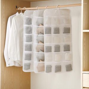 Storage Boxes 1Pcs Panties And Underwear Hanging Bags Wall Or Closet Clothes Organizer Dormitory Room Socks Bra Finishing Tools