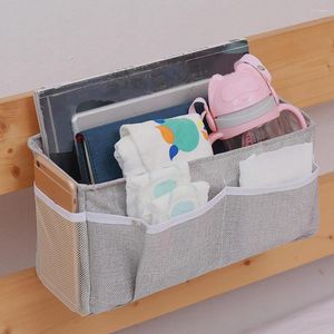 Storage Boxes Sundries Easy Install Side Pouch Multi Pockets Hanging Bag Interior Accessory Bedside Bunk Beds Dorm Rooms Sticker