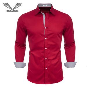 Mens Casual Shirts 100% Cotton Mens Shirts Camisa Masculina Long Sleeve Shirt Men Korean Slim Formal Casual Male Dress Shirt Plus Size Clothing Top 230114