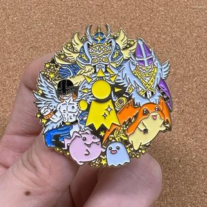 Broszki vintage Anime Enamel Pin Pins do plecaków mężczyźni kobiety na ubrania teczka