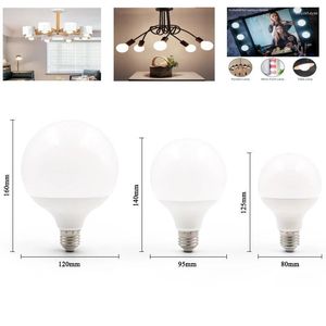 Milky E27 LED Light Bulb AC 220V G80 G95 G125 Ampoule Bombilla Lampada Lamp For Home Decor Indoor Lighting