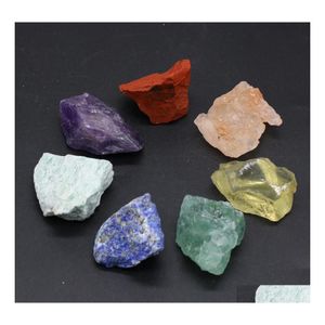 Stone solt reiki curando irregar natural miçangas minerais cristais