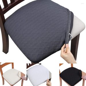 Крышка стулья жаккардовая столовая сиденье Съемное мочательное протекание подушкой подушки для обивки для обивки