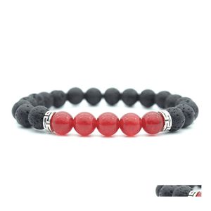 Pulseiras de charme pulseira de difusor de ￳leo essencial para homens homens presentes 7 chakra balla