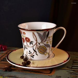 Cups Saucers Bone China Luxury Afternoon Tea And French Modern Ceramic Coffee Turkish Cup Set