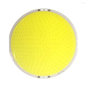 Small Sun Round 12V 50W LED Lamp 6000LM Super Bright COB Panel 108mm Warm Cold White Blue Red Color Bulb With Dimmer