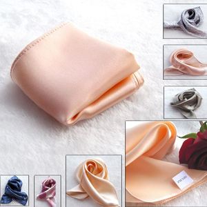 Bow Ties 29 Cm Luxurious Natural Pure Silk Pocket Square Hankerchief Towel Shawls Men's Business Suit Top Wedding