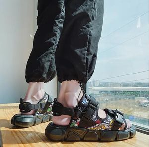 샌들 남자 카모 신발 패션 남성 캐주얼 스니커 비 슬립 플랫폼 디자이너 슬리퍼 브랜드 2023